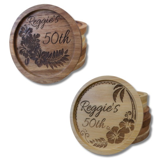 Personalized Custom Logo & Monogram Coasters